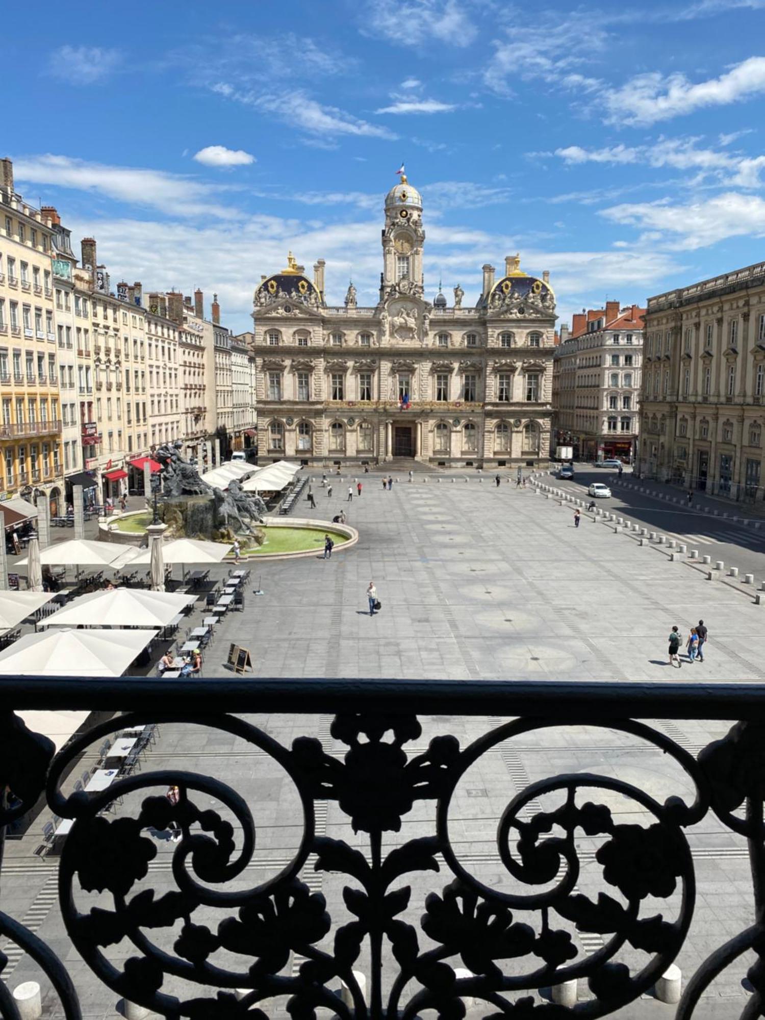 Vue Place Des Terreaux-4 Voyageurs Lião Exterior foto